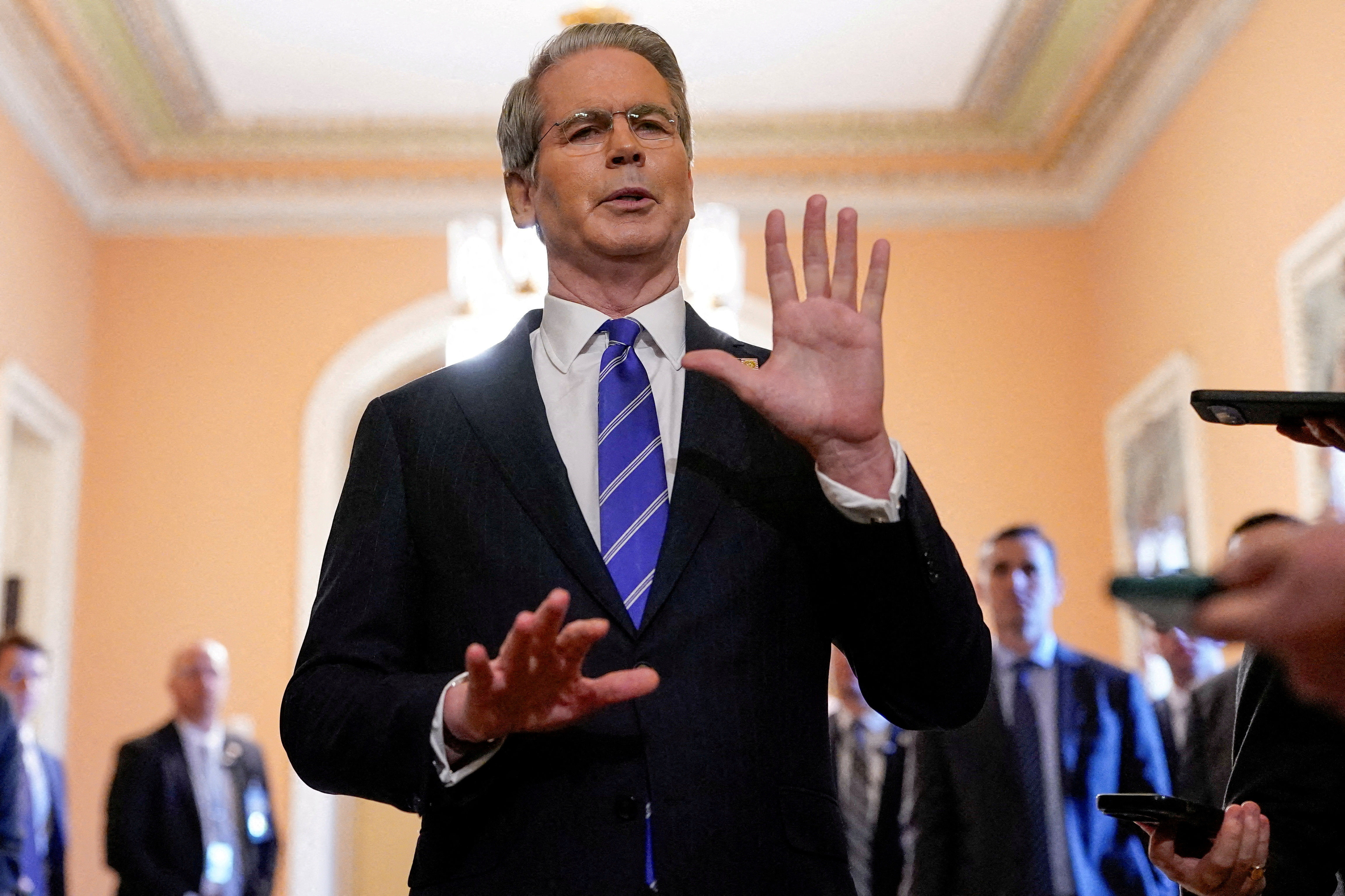 ▲美國財政部長貝森特。（圖／路透）