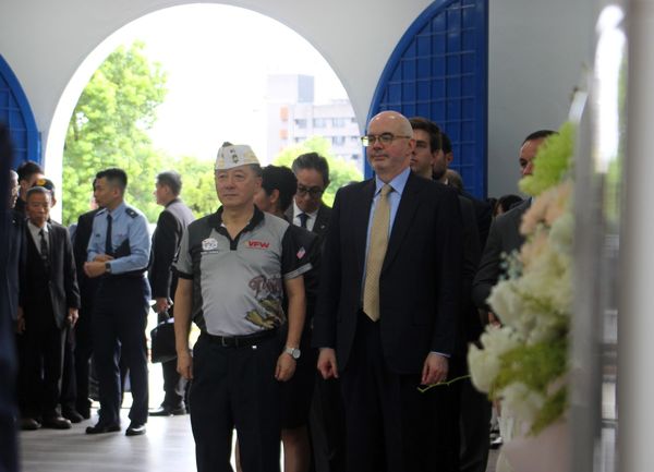 ▲▼二戰時飛虎隊最後一位成員朱安琪，安厝於碧潭空軍公墓。（圖／翻攝自美國在台協會 臉書）