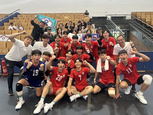 ▲中華男排擊敗德國，將和捷克爭奪本屆世大運第5名、中華女排本屆世大運以第6名作收。（圖／大專體總提供）