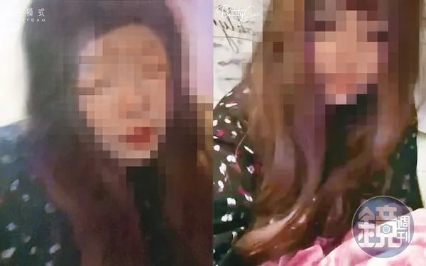 薇薇每次出場都是大波浪長髮，身穿黑色絲質上衣。（讀者提供）