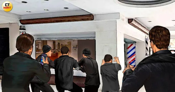 T姓老董不滿遭仙人跳，越想越氣怒找人圍理容院。（圖／示意圖／本刊繪圖組）