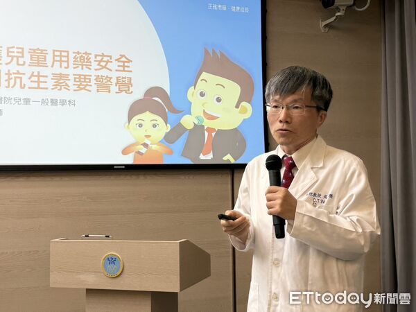 林口長庚醫院兒童一般醫學科主治醫師吳昌騰。（圖／記者趙于婷攝）