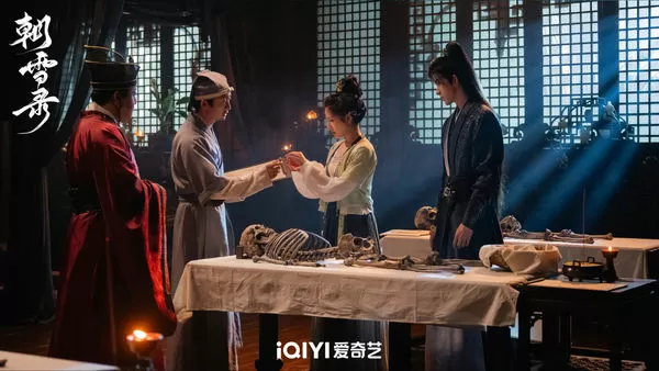 ▲▼陸劇《朝雪錄》被觀眾發現刪吻戲，製片人認了。（圖／翻攝自微博）