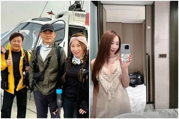 「登山女神」曾格爾爆出不倫醜聞，如今又被資深媒體人眭澔平疑指控詐騙。（翻攝自眭澔平臉書／曾格爾臉書）