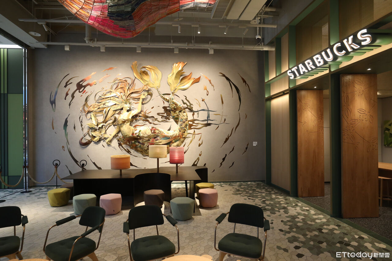 ▲統一Dream Plaza，全台最大星巴克進駐24小時營業。（圖／記者林敬旻攝）