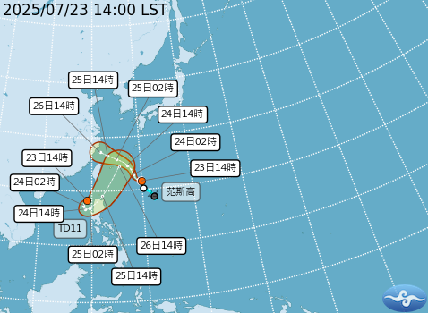 ▲▼天氣趨勢。（圖／氣象署提供）