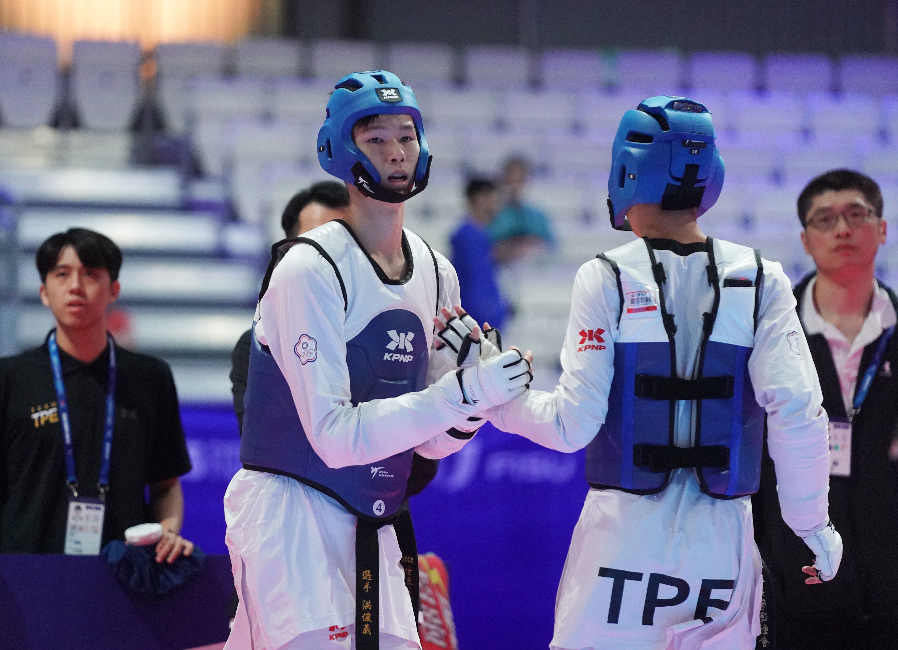 ▲▼中華跆拳道代表隊，男團挺進世大運4強保銅       。（圖／大專體總提供）