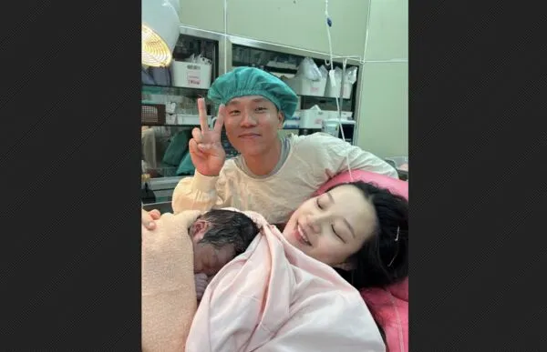 ▲詹子賢第一次當爸爸開心地哭了。（圖／截自詹子賢IG）