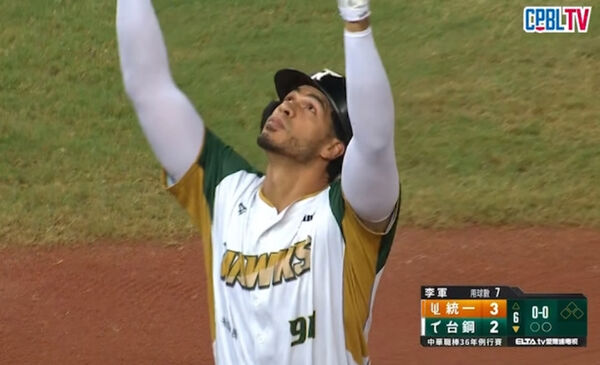 ▲▼            魔鷹 。（圖／截自 CPBL.TV）