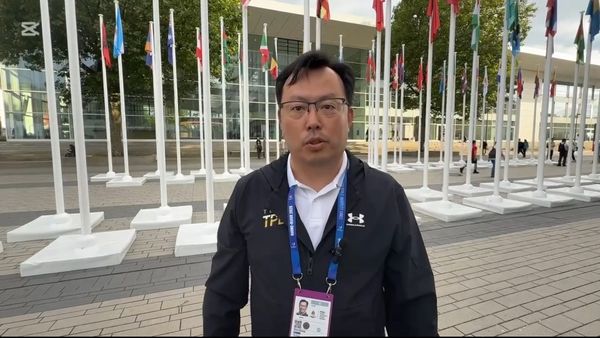 ▲▼中華隊領獎卻遭中國官員鬧場，體育署長鄭世忠嚴厲譴責。（圖／翻攝自Threads／wikisport）