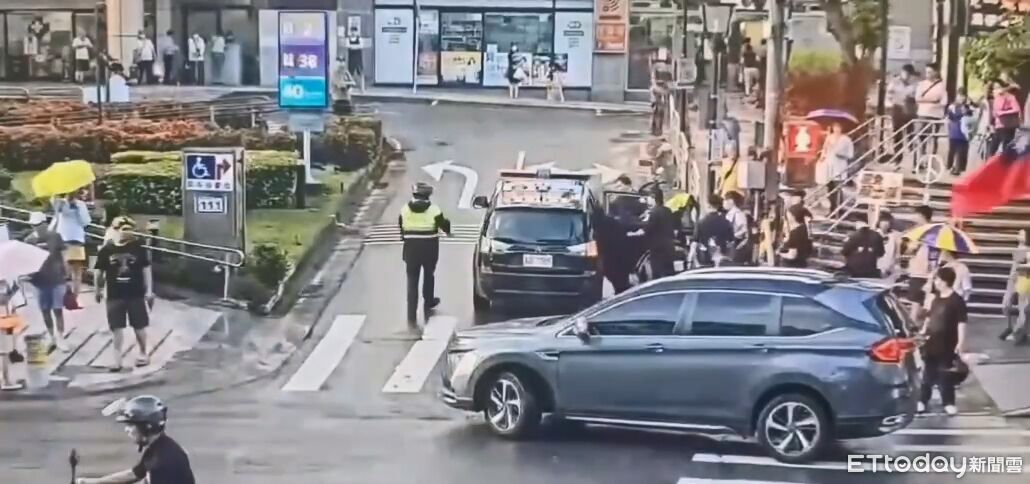 北市罷團驚傳遭暴力攻擊　男子揮拳「文山退葆」慘遭壓制逮捕