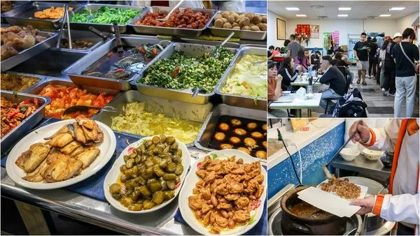 ▲▼老將自助餐清粥小菜。（圖／部落客陳小可的吃喝玩樂授權提供）