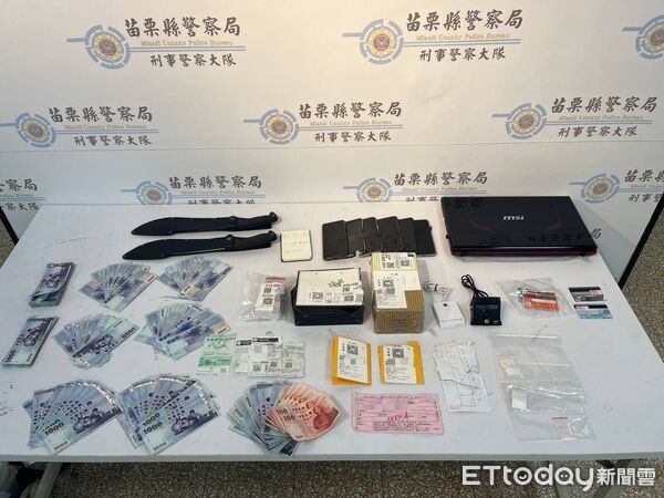 ▲竹聯幫明仁會蔡姓不法份子經營詐騙集團，警方循線逮捕藏匿小旅館的蔡嫌，本月中旬擴大拘捕13名共犯。（圖／記者楊永盛翻攝）