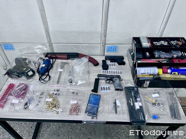 ▲台南市警局啟動全市性掃黑、肅槍、緝賭、詐團，跨縣市拘提行動成果豐碩。（圖／記者林東良翻攝，下同）
