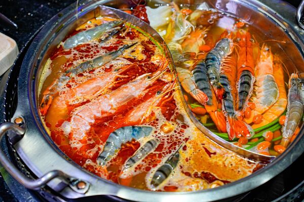 ▲▼馬辣頂級麻辣鍋 漢口店。（圖／部落客混血珊莎的奇幻旅程授權提供）