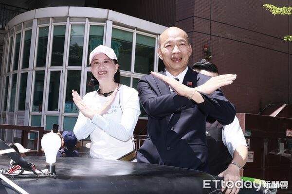 ▲▼韓國瑜院長、黃國昌主席、高金素梅委員陪同王鴻薇車隊掃街（圖／記者劉亮亨攝）