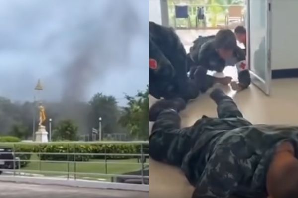 ▲▼柬埔寨轟炸泰國醫院多人受傷　。（圖／翻攝自Facebook／Army Military Force - สำรอง）