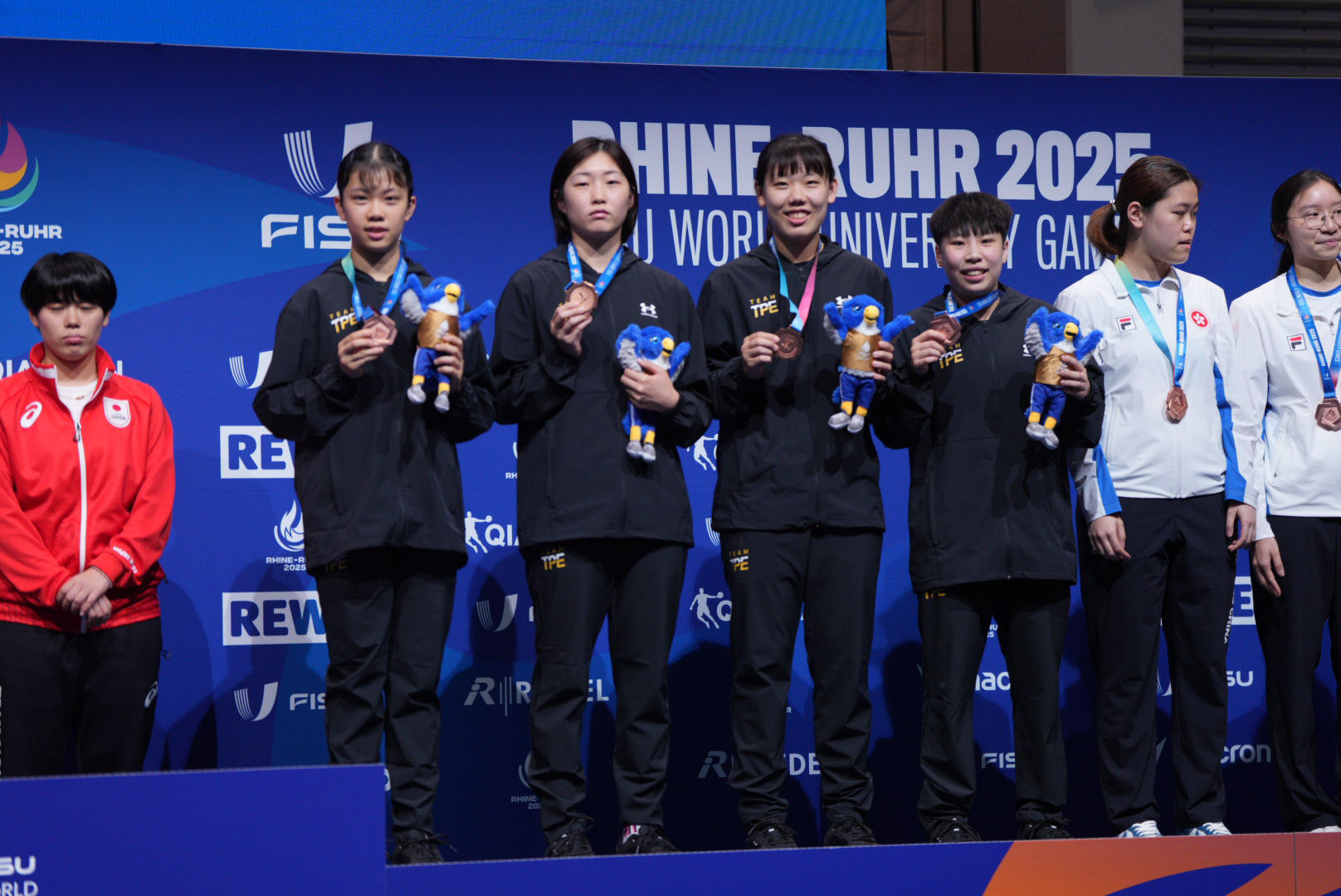 ▲▼中華桌球女團本屆世大運奪銅。（圖／大專體總提供）