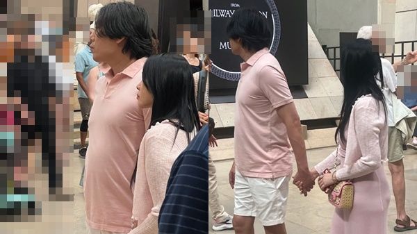 ▲伊能靜夫妻歐洲「被拍發福近照」　認了幸福肥：真的太少有。（圖／翻攝自微博）