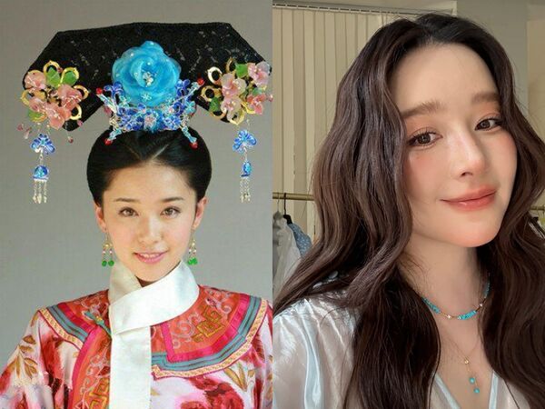 ▲▼《新還珠格格》闞清子官宣懷孕。（圖／翻攝自微博）