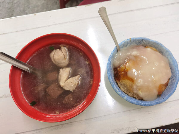 ▲▼肉圓壽。（圖／部落客Darren蘋果樹旅遊玩樂誌授權提供）