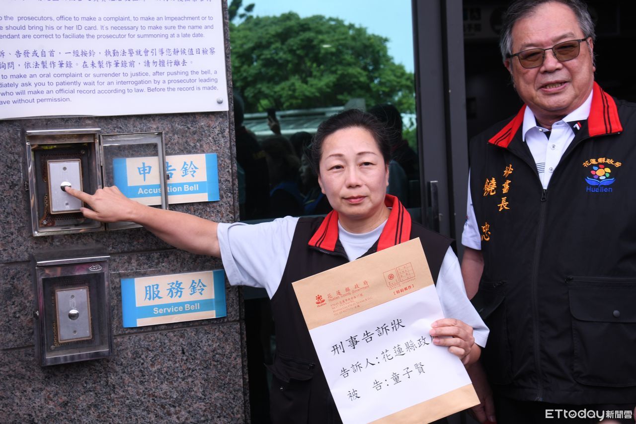 赴地檢署按鈴控告童子賢！　徐榛蔚：有責任捍衛公務員清白