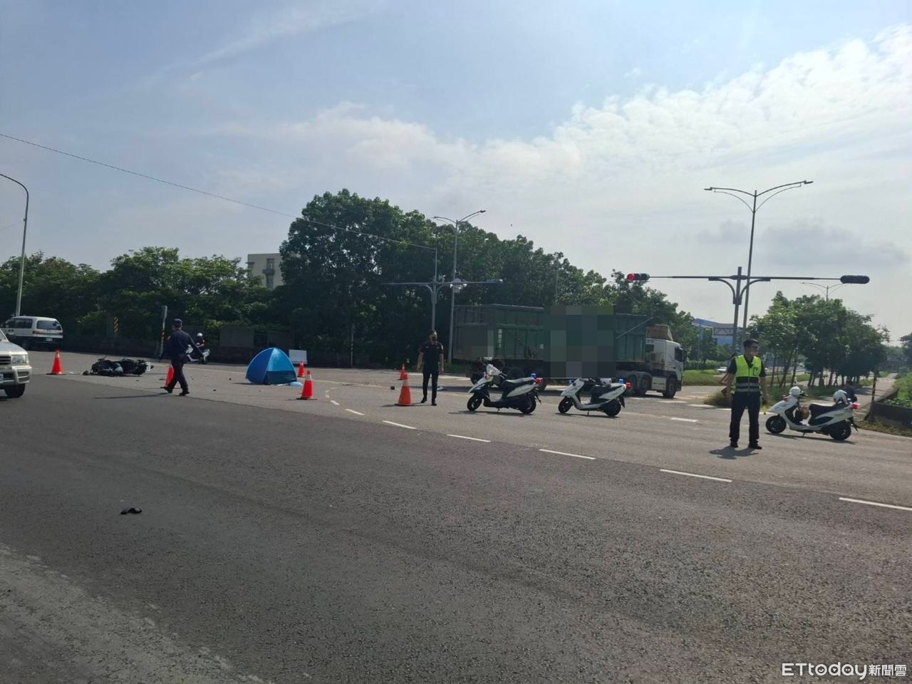 快訊／男大生遭砂石車撞擊身亡！致命外傷曝　頭部骨折破裂