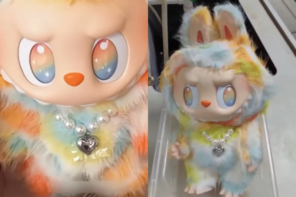 ▲▼新款「彩色LABUBU」10月上架。（圖／翻攝自微博）