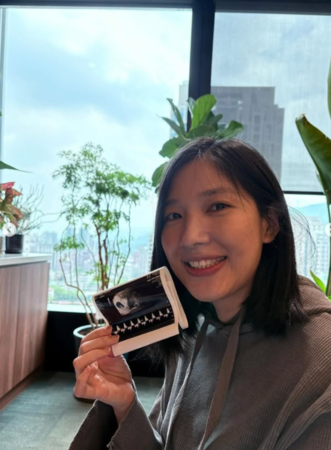 ▲Sandra開心曬出超音波照片。（圖／翻攝自Sandra Instagram）