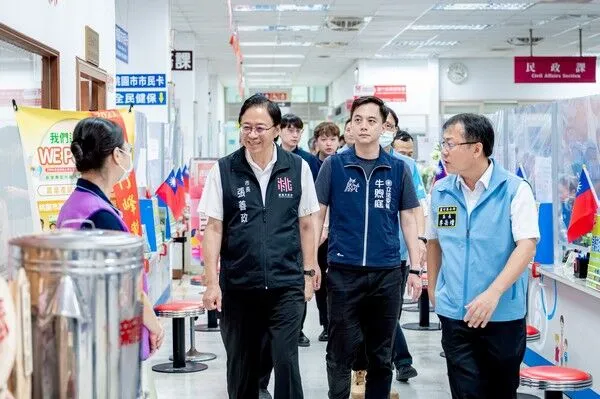 ▲張善政拍板自行興建「蘆竹行政園區」