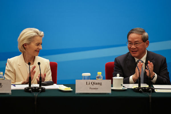 ▲歐盟主席馮德萊恩訪問中國大陸。（圖／路透）