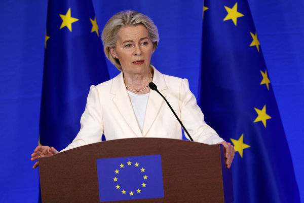 ▲歐盟主席馮德萊恩訪問中國大陸。（圖／路透）