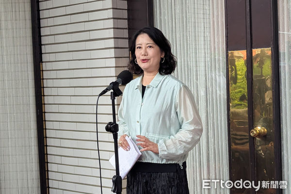 ▲民進黨立委吳思瑤受訪。（圖／記者林敬旻攝）