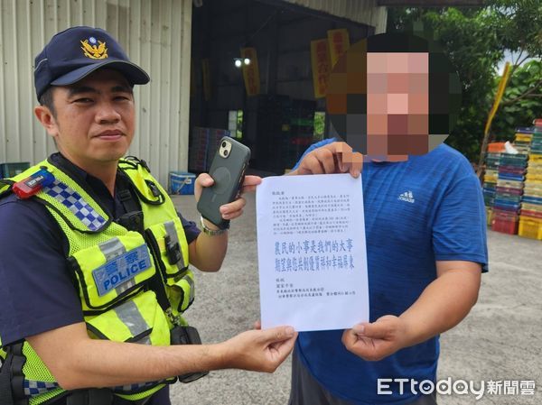 ▲枋寮警方防詐、防竊宣導。（圖／記者陳崑福翻攝）