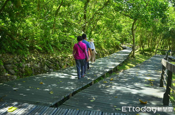 ▲▼由解說員或解說志工免費為您介紹震後太魯閣臺地的自然與人文。（圖／太管處提供，下同）