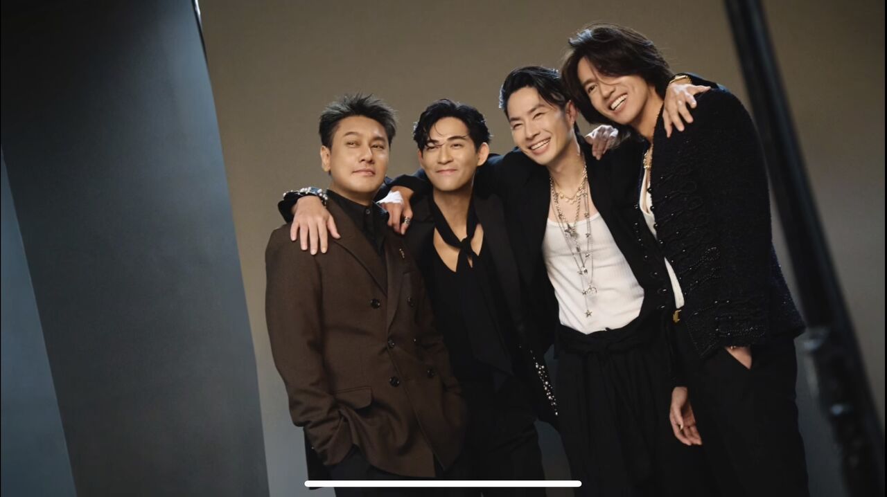 ▲▼F4合體幕後花絮。（圖／翻攝相信音樂臉書）