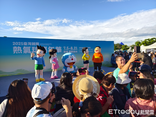 ▲哆啦A夢人偶將登場。（圖／記者台東縣政府提供）