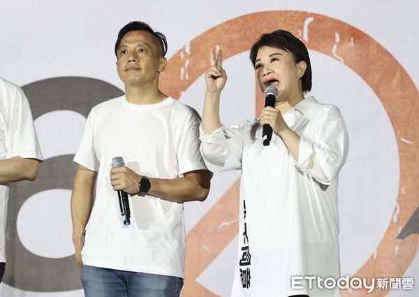 ▲▼台中市長盧秀燕出席「不同意罷免」選前之夜。（圖／記者徐文彬攝）
