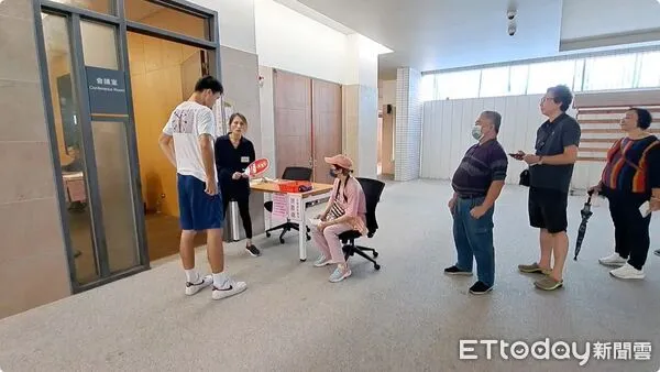 ▲▼今天將進行第11屆立委及新竹市長高虹安的罷免投票。圖為大安國中投開票所。（圖／記者鄭遠龍攝）