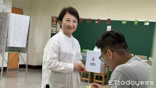 ▲盧秀燕。（圖／記者許權毅攝）