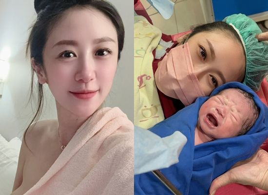 ▲蔡允潔哺乳畫面超美。（圖／翻攝自蔡允潔臉書）