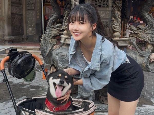 ▲蔡衣宸攜手守護流浪毛孩《守浪紅繩》正式啟動。（圖／法人流浪動物之家基金會提供）