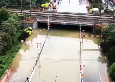 ▲▼河北多地出現「洪災」。（圖／翻攝自微博）