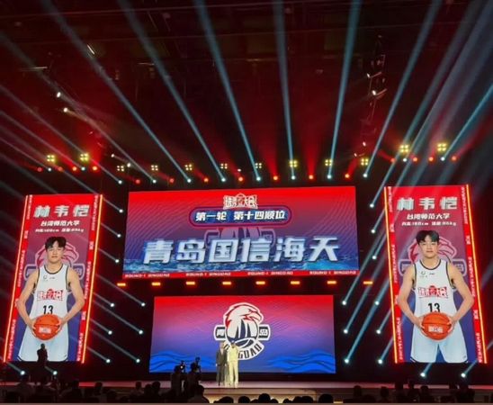 ▲來自台灣師大的砍將林韋愷，在本屆中國CBA選秀會以首輪第14順位被青島男籃挑中。（圖／匯傑運動經紀提供）