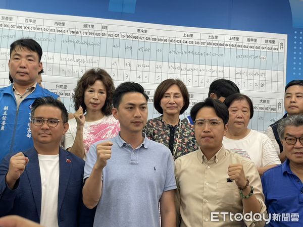 ▲▼台中3席通過罷免關卡，藍委一致感謝盧秀燕市政助攻。（圖／記者鄧木卿攝，下同）