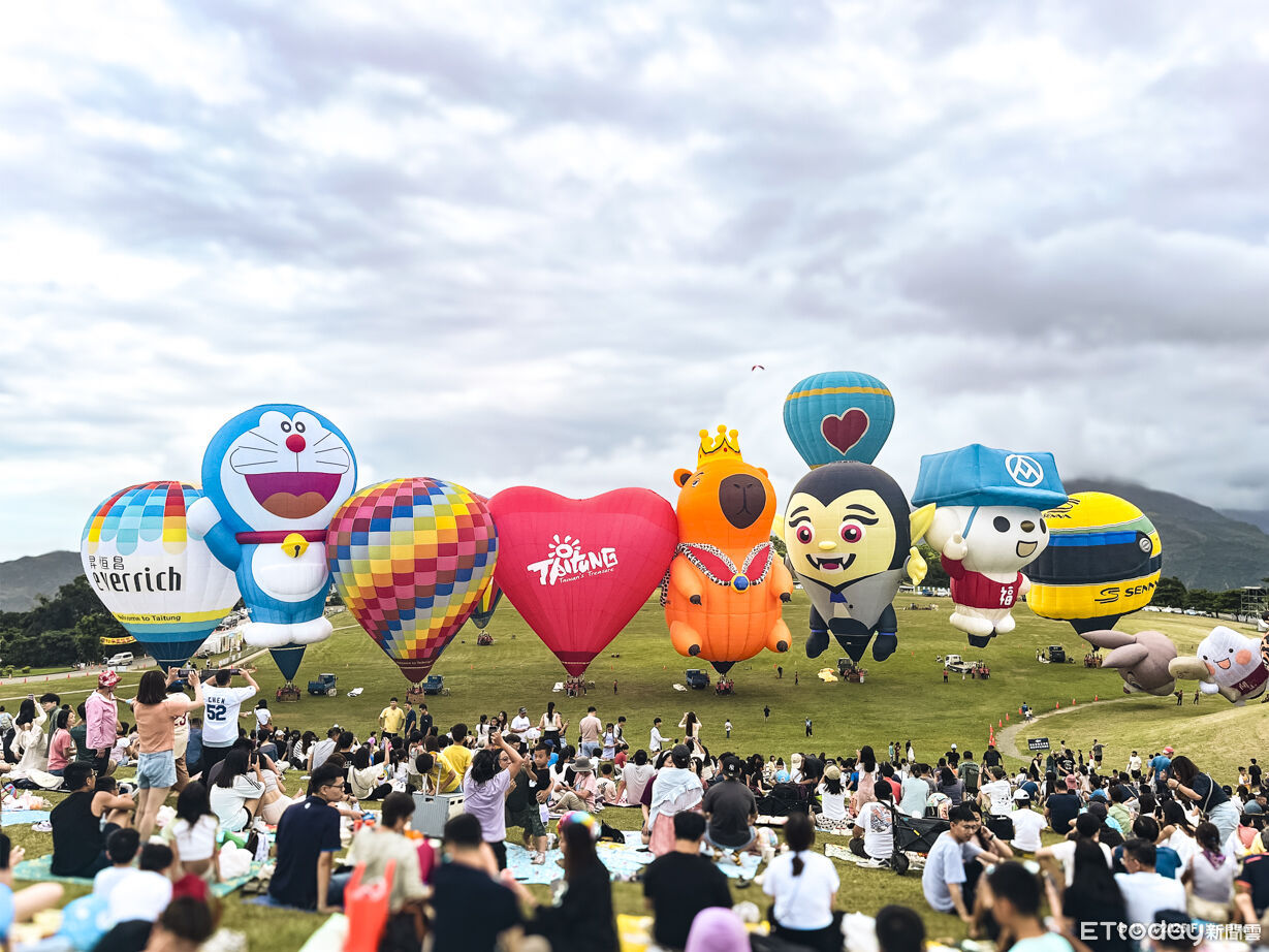熱氣球嘉年華人氣爆棚　台東縣府宣布加碼7/29追球日