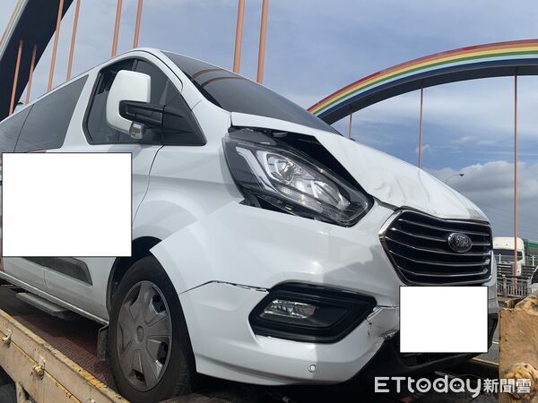 ▲▼             國1彰化段黑車鬼切釀禍，駕駛事後卻逃逸。（圖／警方提供，下同）