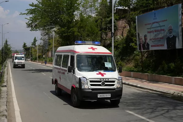 ▲▼印度救護車。（圖／路透）