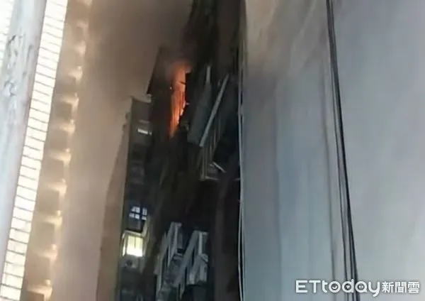▲▼大同區南京西路大樓火警（圖／記者張君豪翻攝）