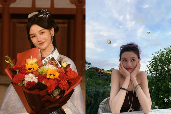 ▲▼《折腰》宋祖兒復出拍戲暴瘦「腿細如竹竿」。（圖／翻攝自微博／宋祖兒lareina）